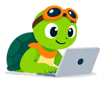 Želva Turbo u notebooku